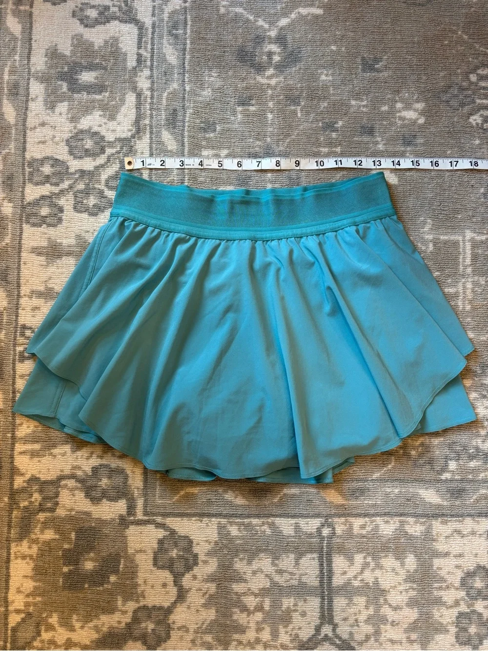 Lululemon Court Rival High-Rise Skirt Tidal Teal - Size 8